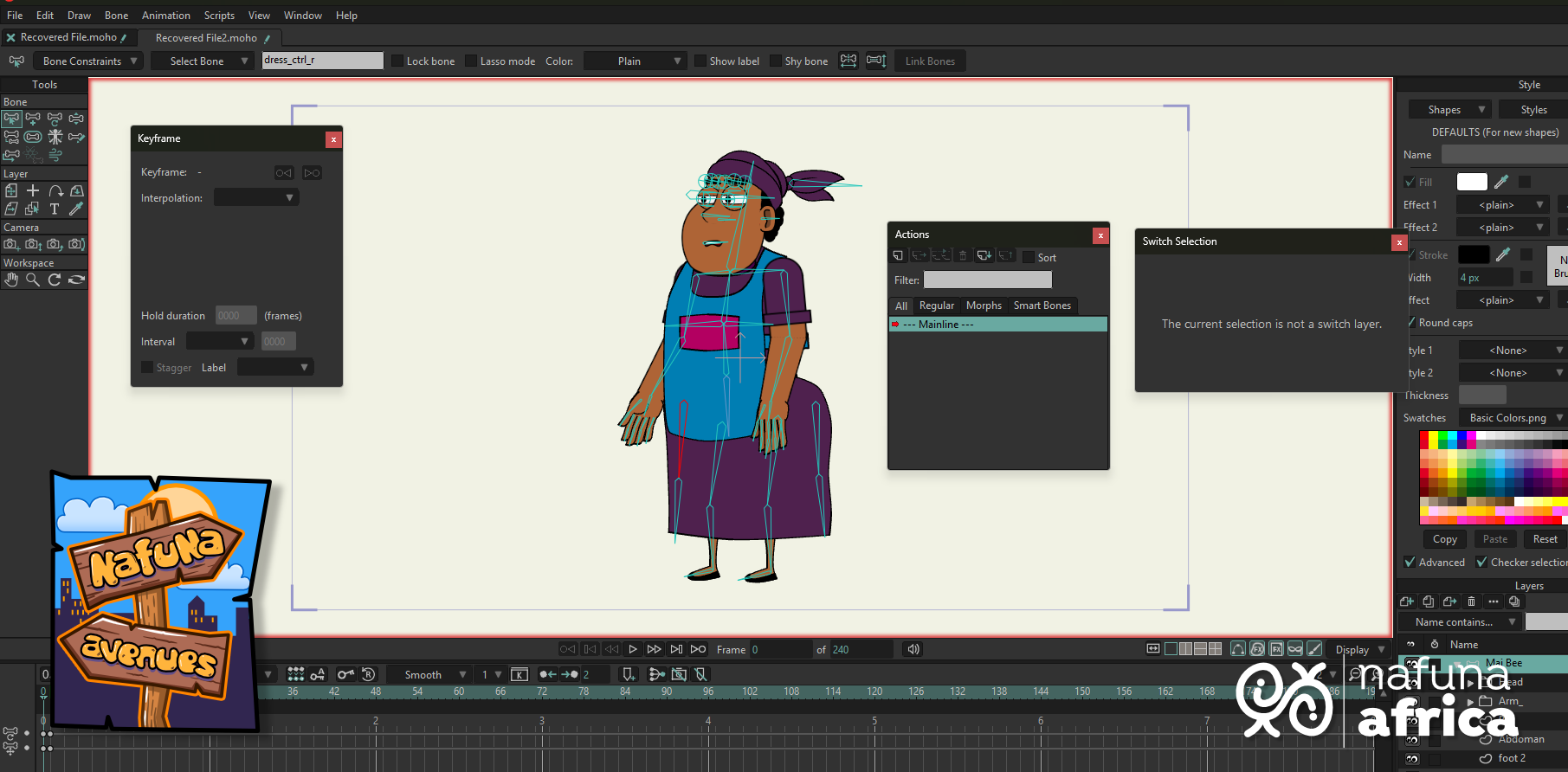 Rigging MaiBee